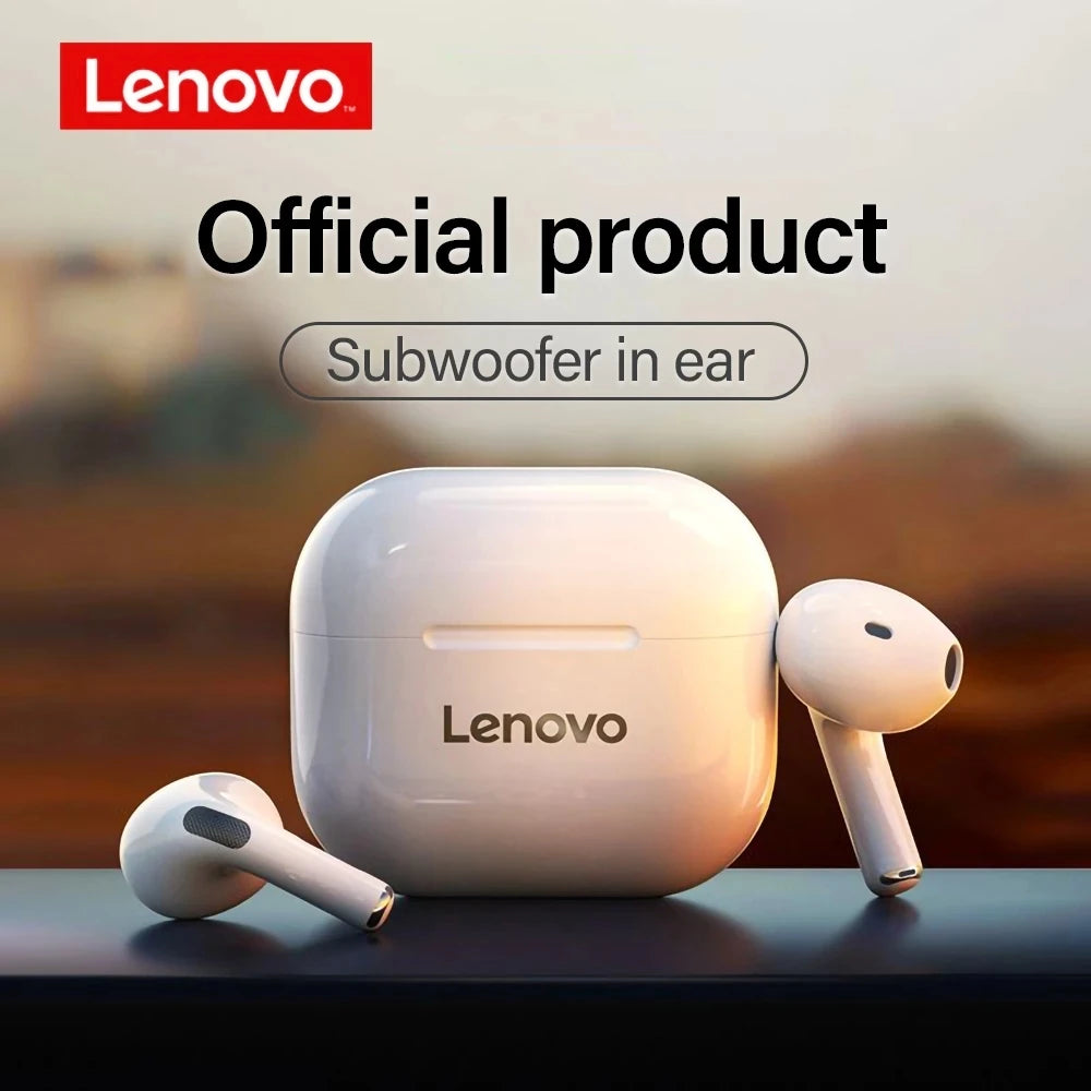 Lenovo LP40 wireless headphones TWS Bluetooth Earphones Touch Control Sport Headset Stereo Earbuds For Phone Android