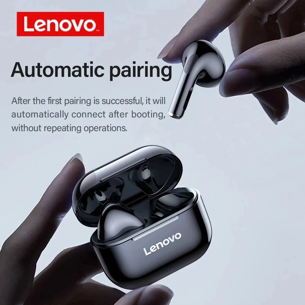 Lenovo LP40 wireless headphones TWS Bluetooth Earphones Touch Control Sport Headset Stereo Earbuds For Phone Android