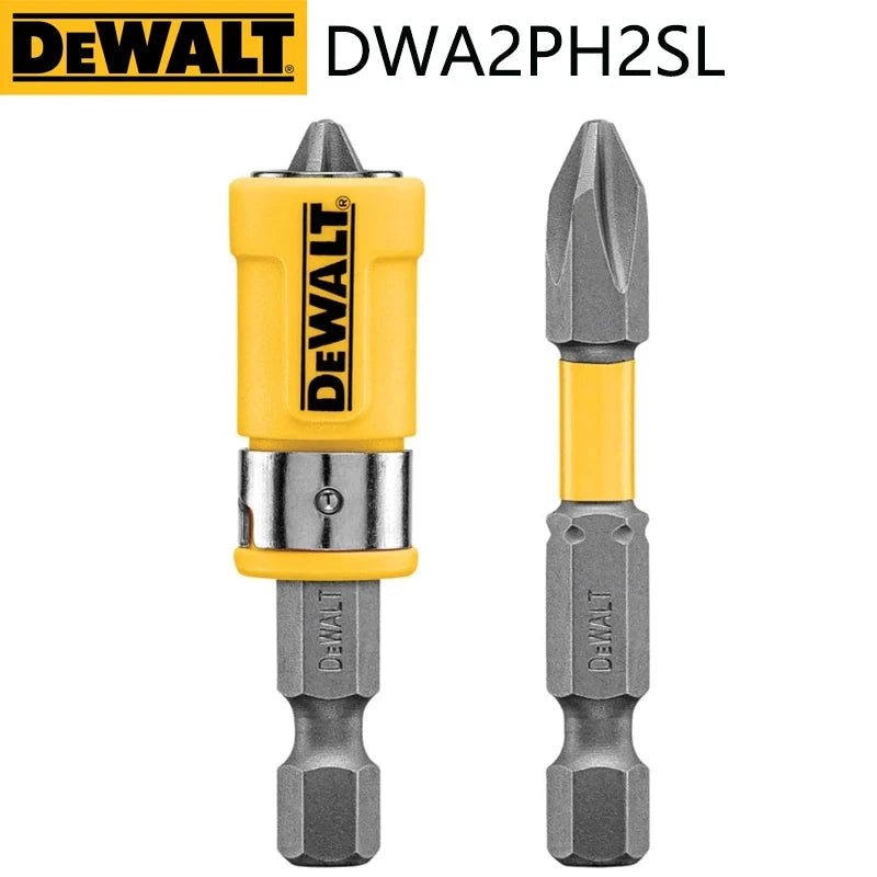 DEWALT Original PH2 SL8 Cross Slotted Drill Bits Sleeve Magnetic Ring Adapter Corner 25MM-89MM Hand Tool Accessories Series