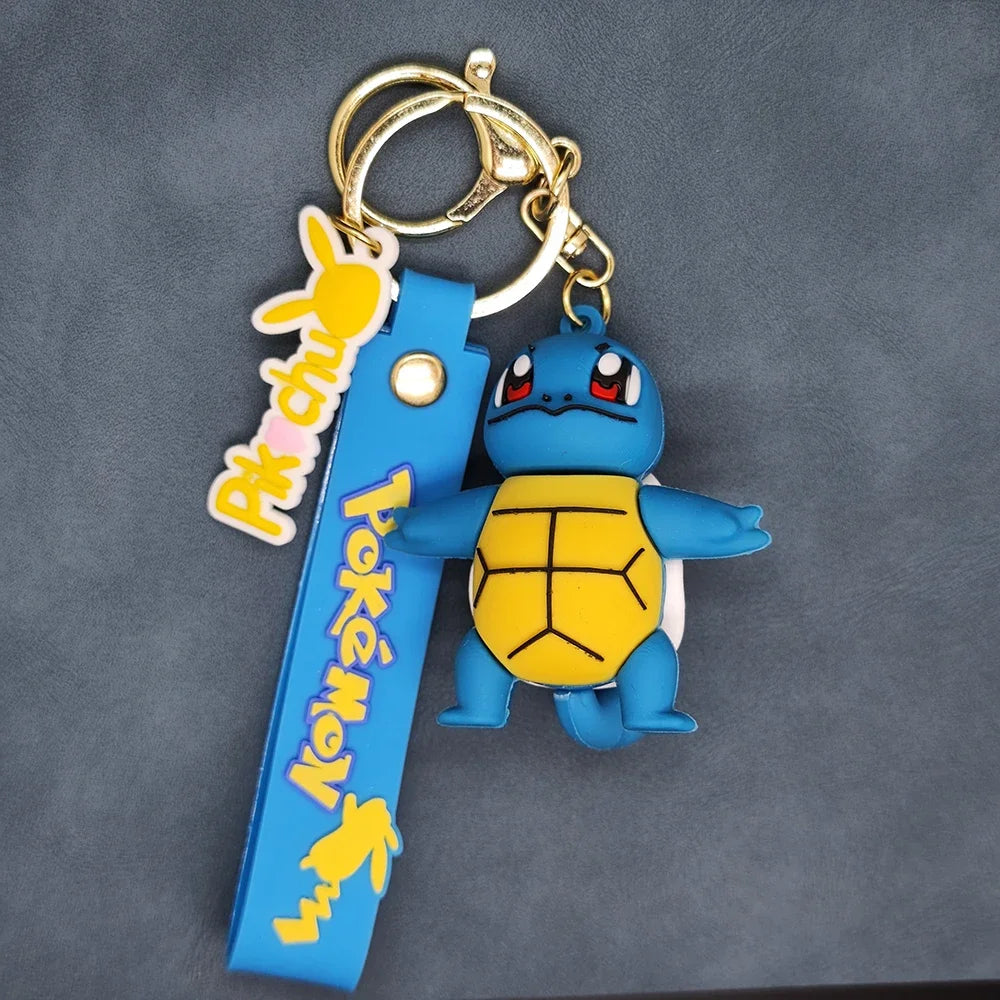 Pokemon Keychain Pikachu Koda Duck Pendant Jewelry Figurines Doll Cartoon