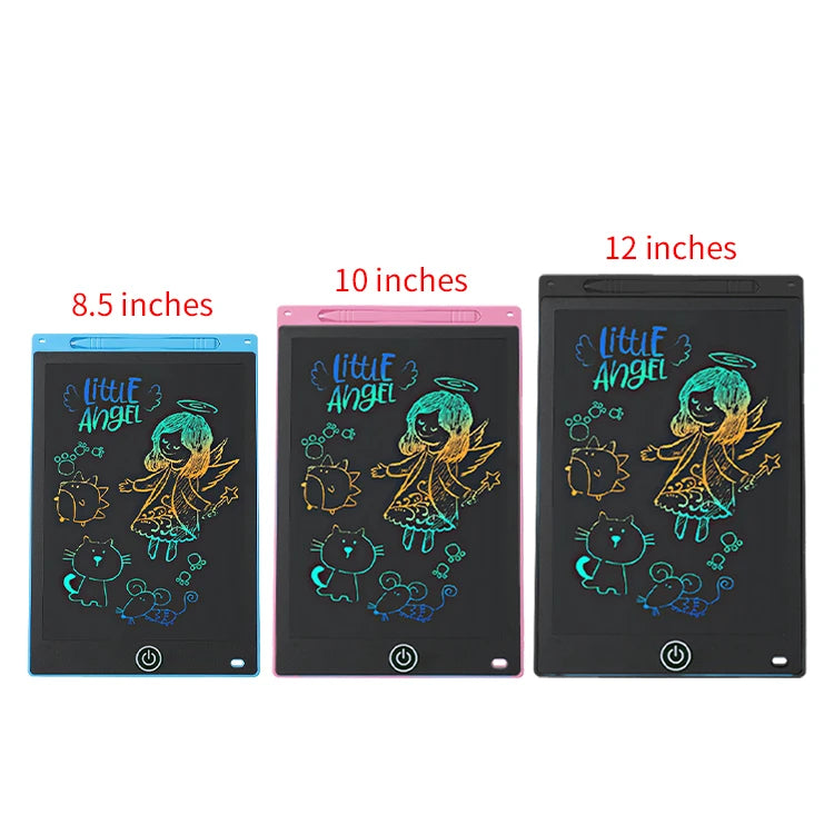 6.5/8.5/10/12 inch Writing Tablet Drawing Board Graffiti Sketchpad Magic Erasable Handwriting Pad Toys for Kids Boys Gifts