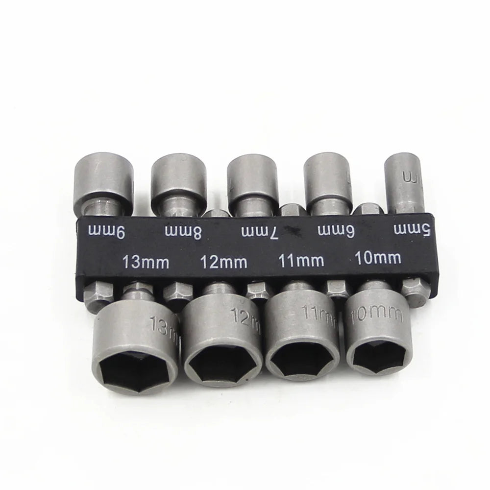 9pc internal hexagonal strong socket wrench 14pc hexagonal handle screw extension rod pneumatic screwdriver insert tool set