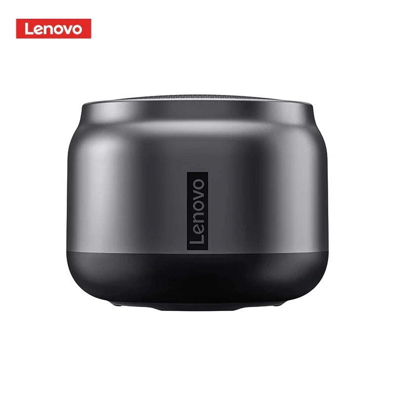 Lenovo K30 wireless Bluetooth speaker with bass emulates the metal texture of car interior and outdoor waterproof portability