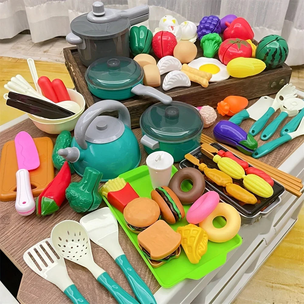 28pcs Kitchen Toys Set Simulated Kitchen Toy For Children's Pretend Play Children's Pretend Play Toy Set For Boys And Gir