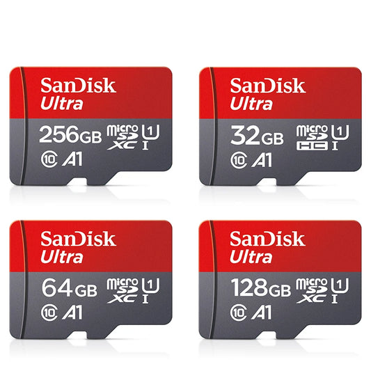 Sandisk Memory Card 256GB 128GB 64GB 32GB TF micro sd card Class 10 UHS-1 flash card Memory Microsd for Samrtphone PC