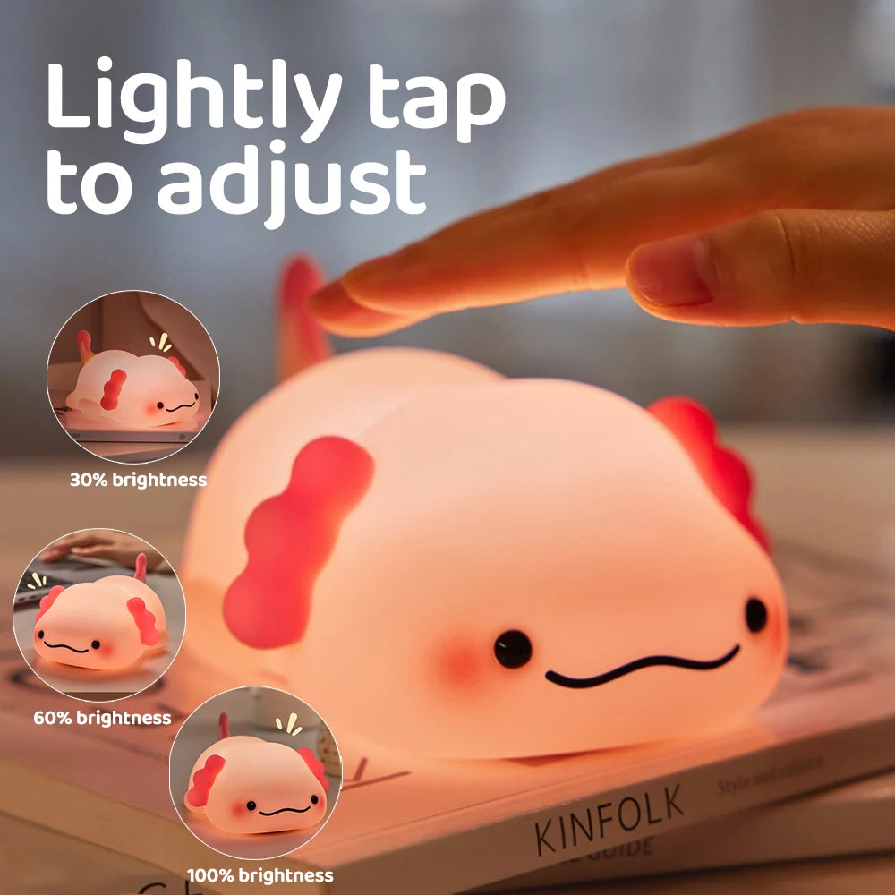 Cute Penguin Night Light for Kids Bedroom Rechargeable Animal Silicone Nursery Night Lamp Touch Control Nightlight for Baby Gift