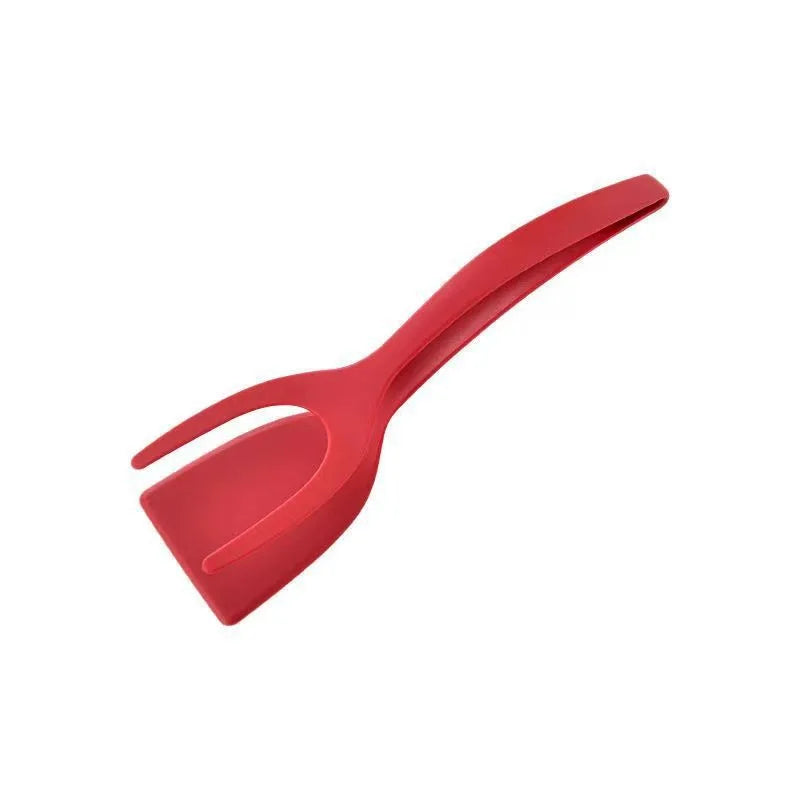 Nylon Shovel Clip Steak Spatula Clip Two-in-One Kitchen Food Clip Egg Shovel Fried Fish Fried Egg Clip Flip Shovel