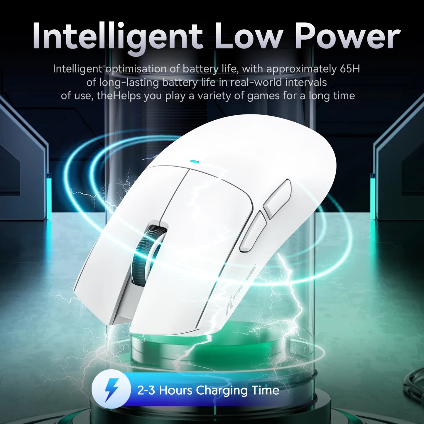 Attack Shark X11 Wireless Mouse,Bluetooth/2.4G/wired Tri-Mode Mouse ,PAW3311 RGB Magnetic charging dock Gaming Mouse