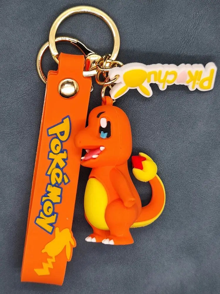 Pokemon Keychain Pikachu Koda Duck Pendant Jewelry Figurines Doll Cartoon