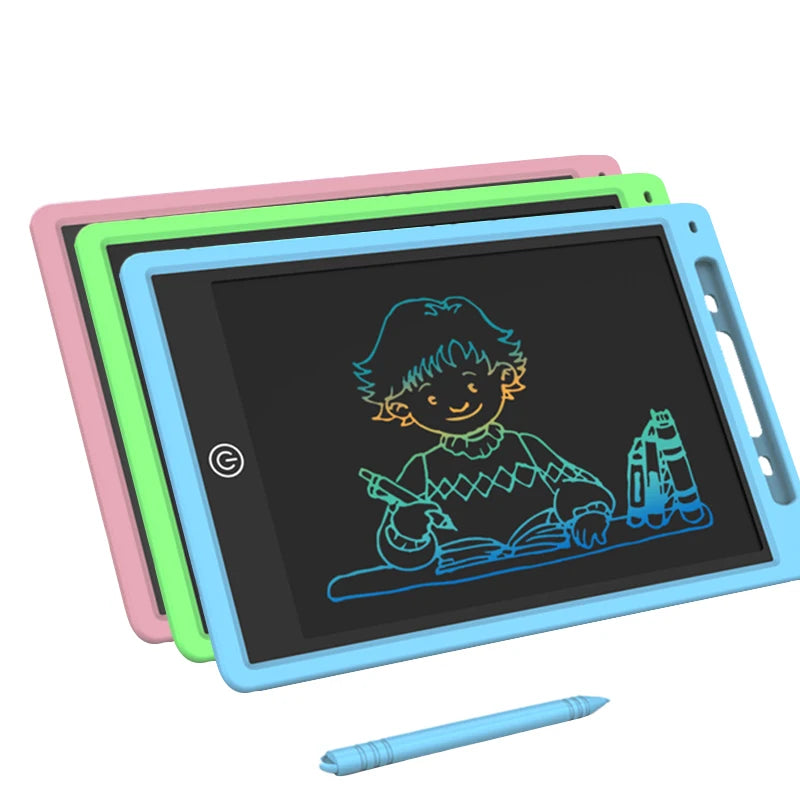 6.5/8.5/10/12 inch Writing Tablet Drawing Board Graffiti Sketchpad Magic Erasable Handwriting Pad Toys for Kids Boys Gifts