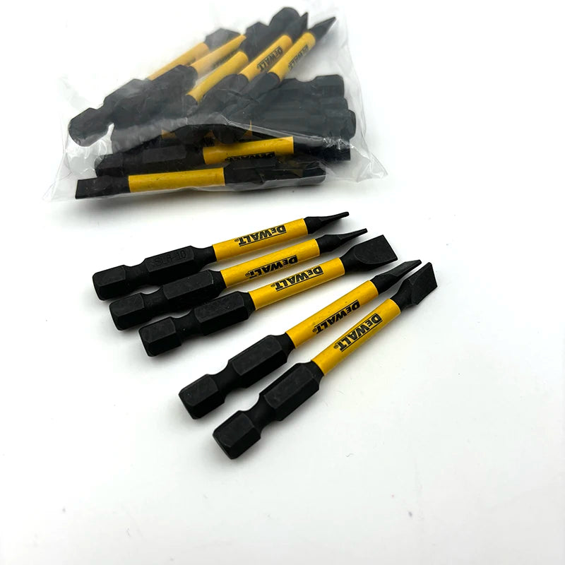 DEWALT Original PH2 SL8 Cross Slotted Drill Bits Sleeve Magnetic Ring Adapter Corner 25MM-89MM Hand Tool Accessories Series